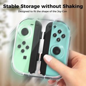 <span class=keywords><strong>L875</strong></span> pour Nintendo Switch Poignée LED Étui transparent de protection Coque en cristal Anti-poussière Haute Perméabilité Absorption magnétique PC - Product Image 3