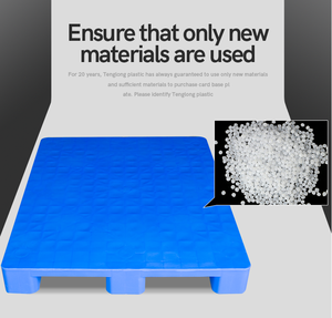 แท่นวางสินค้าพลาสติก HDPE ขนาด1100X1100X140มม. ทนทานสำหรับเชื่อมแบบยุโรปหน้าเดียว4ทาง - Product Image 5