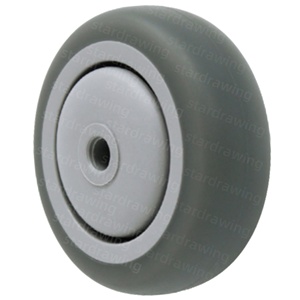 <span class=keywords><strong>Roues</strong></span> à rouleaux TPR en caoutchouc thermo plastique industriel S-S de 2 à 12 pouces - Product Image 4