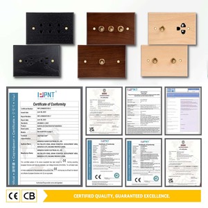 Enchufe de Pared de Madera de Nogal Estándar Estadounidense <span class=keywords><strong>KD5</strong></span>, Interruptor de Palanca de Latón, Estilo Retro, Tomacorriente Eléctrico de 16 A con 2 Puertos USB, 220-250 V - Product Image 6