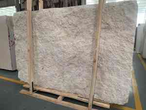 Panel Batu Marmer Batu Kapur Beige Alami dengan Belahan Alami untuk Dinding Fasad, Pelapis Dinding, dan Panel Besar - Product Image 3