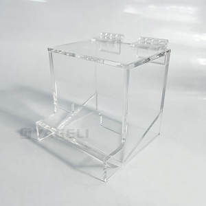 Diseño moderno personalizado claro lujo acrílico joyería lápiz labial almacenamiento para sala de estar - Product Image 1