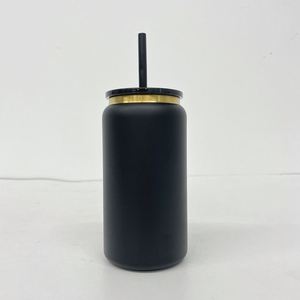 Lot de 6 gobelets isothermes en acier inoxydable coloré plaqué or avec logo personnalisé, 16 oz, pour canettes de soda et de bière, prêts pour la gravure laser - Product Image 2