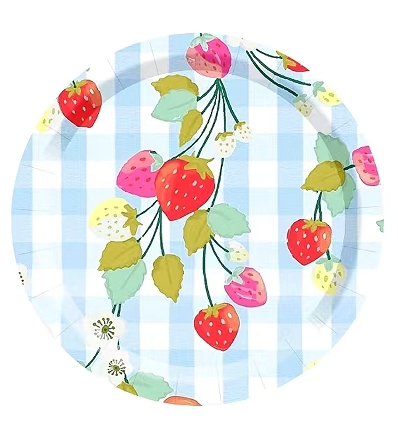 Assiette en carton de 7 pouces