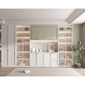 Meubles d'îlot de cuisine avec armoires de rangement et tiroirs, style Shaker américain, design personnalisé, prix fabricant - Product Image 1