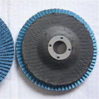 Disque à lamelles abrasif diamant 115mm personnalisé en acier inoxydable meulage papier sablé polissage rabat en fibre de verre zircone