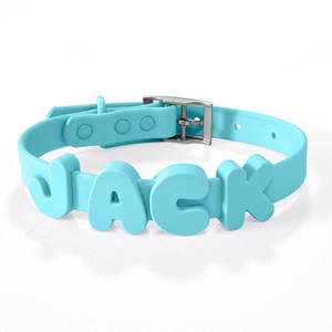Collar de Silicona para Mascotas con Letras, OEM/ODM, Impermeable, Fácil de Limpiar, Cómodo, Personalizado, Duradero, Moderno, Ajustable - Product Image 6
