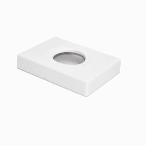 Porte-serviettes en papier moderne carré réglable antidérapant pour hôtel, salle de bain, douche, noir - Product Image 4