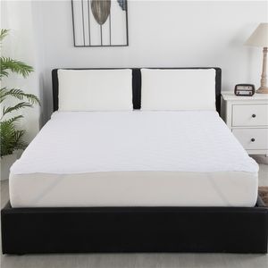 Cheap Popular 200TC Cotton White Quilted Knitted Waterproof <b>Mattress</b> Protector Elastic Band Four Corners Hypoallergenic - Product Image 2