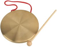 Children Educational Percussion Chinese Cooper Brass Gong Musical Instrument for Sale