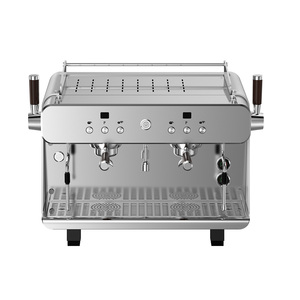Cafetera Profesional de 2 Grupos, 3000W, Caldera de 11L, Semiautomática, para Cafetería - Product Image 3