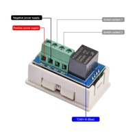 Module de relais temporisé numérique T2401 12V avec double affichage LED, minuterie de cycle, interrupteur de contrôle, double affichage LED, relais numérique