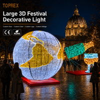 Statue Lumineuse LED Extérieure Planète Saturne Lune pour Éclairage Thème Festival, Décoration de Lieux d'Événements, Aménagement Paysager et Jardin
