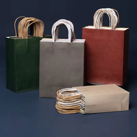 Kantong Kertas Kraft Putih 100/120 Gsm untuk Makanan, Kopi, dan Bawa Pulang, Dapat Dipersonalisasi, Terpercaya dari Dinosource, Kantong Kertas Motif Bunga dengan Logo Sendiri