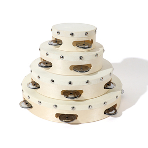 Fabricación al por Mayor <span class=keywords><strong>de</strong></span> Mini Panderetas <span class=keywords><strong>de</strong></span> Madera <span class=keywords><strong>de</strong></span> 10CM para Bodas - Product Image 6