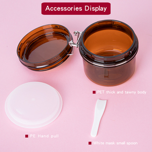 Kemasan Kosmetik Plastik Mewah Pet 170G 220G, Kaleng Plastik Segel Udara, Kemasan Label Bumbu Unik - Product Image 4
