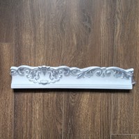 Moulures de plafond en mousse EPS 	   Corniche de plafond en polystyrène blanc pour décoration intérieure