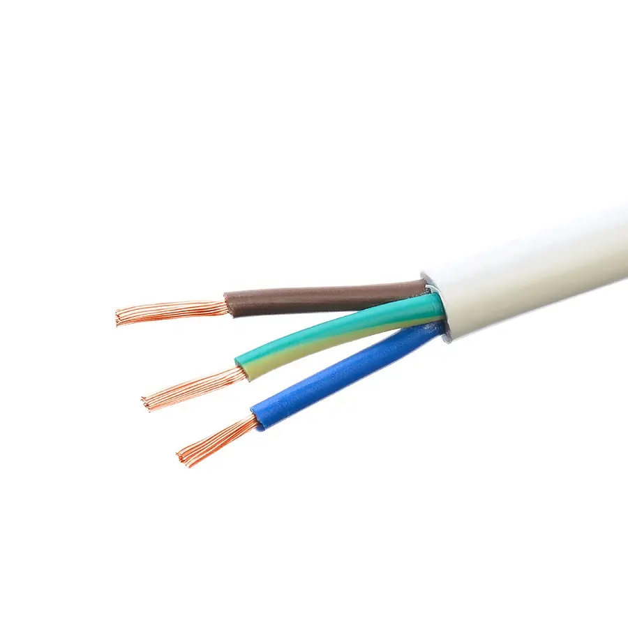 European standard multi core 2/3 core shielded 1.8M length Power Cable metal electrical wire for building flexible PVC cable