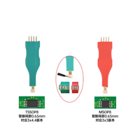 Sonda de prueba TSSOP8/MSOP8 con aguja de resorte para microchip, para descarga, grabado, lectura, escritura y prueba de programas de instrumentos automotrices