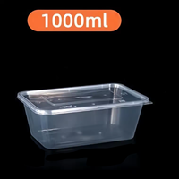Assiettes jetables biodégradables, assiettes jetables de qualité alimentaire, emballage en boîte en plastique, récipient en plastique de qualité alimentaire