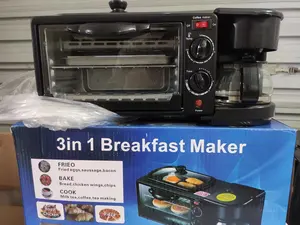 2026 Household 3-in-1 Breakfast <strong>Maker</strong> with Toast Oven and Coffee <strong>Maker</strong> Electric Frying Pan for Indoor and Outdoor Use - Product Image 5