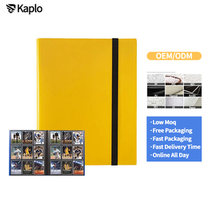 Carpeta Kaplo para 360 <span class=keywords><strong>Tarjetas</strong></span> Coleccionables, 9 Bolsillos, Carga Lateral, Correa Elástica, Ligera, para TCG y <span class=keywords><strong>Tarjetas</strong></span> Deportivas - Product Image 1