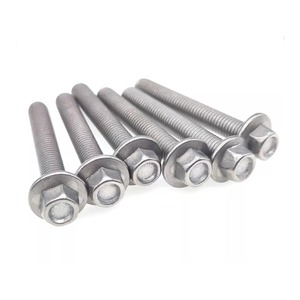 Perno de Brida de Titanio <span class=keywords><strong>Gardo</strong></span> 8.8 M5 M6 M8 M10 x 125mm x 100mm M12 M14 con Rosca Total o Parcial, Perno Hexagonal de Brida - Product Image 3