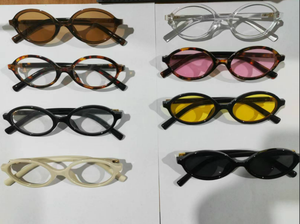Monture de lunettes ovale personnalisée avec logo, en <span class=keywords><strong>verre</strong></span> et métal, à charnière, anti-lumière bleue, polyvalente, pour <span class=keywords><strong>femme</strong></span>, pour ordinateur, verres simples - Product Image 6