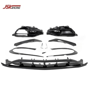 Lèvre avant PP avec calandre pour Mercedes Benz CLA-CLASS W117 CLA220 2016-2017, mise à niveau au style <span class=keywords><strong>A45</strong></span> - Product Image 1