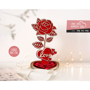 Juego de Adornos Colgantes para el Día de San Valentín DAMAI, Decoración Creativa para Colgar, Ambiente Romántico para Fiestas, Accesorios de Papel para Manualidades - Product Image 4