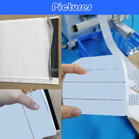 Pads adhésifs double face pour plaques d'immatriculation 90mm 20mm 2mm