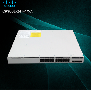 Commutateur Catalyst C9300L-24T-4X-A 24 ports Gigabit 4 ports SFP Neuf sous scellé d'usine Livraison rapide Garantie 1 an SNMP QoS - Product Image 1