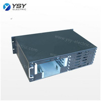 Fournisseur professionnel chinois de boîtiers de découpe laser, châssis d'amplificateur en tôle d'aluminium OEM, châssis de montage en rack 1u/2u, châssis d'alimentation