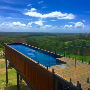 <span class=keywords><strong>Piscine</strong></span> conteneur maritime en <span class=keywords><strong>acier</strong></span> de 20 pieds en promotion pour villa/hôtel/parc – Design moderne, prix compétitif, filtration intégrée - Product Image 2