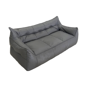 Housse de <span class=keywords><strong>canapé</strong></span> paresseux sectionnelle 2 places en cuir imperméable <span class=keywords><strong>Pouf</strong></span> Sac <span class=keywords><strong>Pouf</strong></span> Case Couch Beanbag Giant Bean Bag - Product Image 3