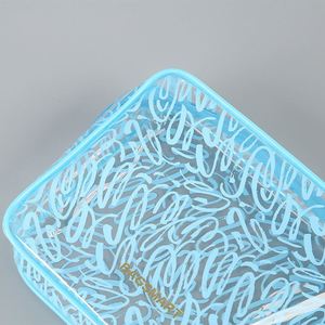 Customizable Logo Print Multifunctional PVC Three-dimensional Transparent Cosmetic <b>Bag</b> Waterproof Portable Travel Makeup - Product Image 2