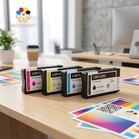 Cartucho de Tinta Compatible Wiseprint DYE para Impresora de Etiquetas a Color Industrial Afinia L502 Duo L502, Juego de Cartuchos de Tinta Pigmentada CMYK