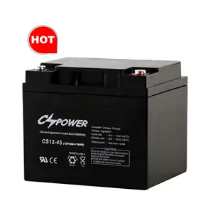 CSPower Top sale China manufacturer 12v 45ah agm solar battery CS12-45
