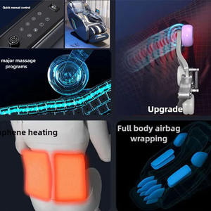 Lemesy 2026, la mejor calidad, lujo superior, alta tecnología, tendencia, sillas de masaje 5d de gama alta, pantalla táctil para masaje de hombros - Product Image 3