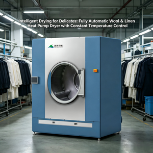 Machine de lavage et de séchage industrielle, équipement complet pour les usines de traitement textile, pompe à chaleur, blanchisserie commerciale D - Product Image 5