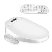 Ensemble de couverture de toilette de salle de bain de qualité parfaite avec siège de bidet intelligent pour lavage des enfants séchage à air chaud toilette siège chauffant bidet