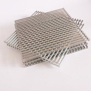 Cắm Trại BBQ hố lửa với gỗ không khói đốt dây thép không gỉ lưới Hàn dây thép không gỉ nướng Net - Product Image 4