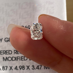 โรงงานผลิตเพชร รับผลิตตามสั่ง ขายส่งเพชรเม็ดเดี่ยว IGI สี E น้ำหนัก 1 กะรัต 2 กะรัต 3 กะรัต 4 กะรัต 5 กะรัต เพชรเจียระไนทรงรัศมี เพชรเลี้ยงในห้องปฏิบัติการ - Product Image 3