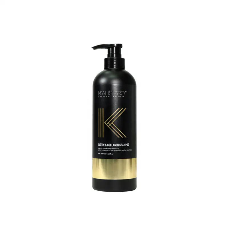 Buona qualità ricca di nutrienti crescita dei capelli biotina e collagene cheratina Shampoo e balsamo