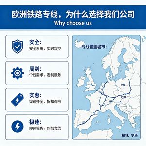 Jia Hong Express - Transport ferroviaire européen - Dédouanement inclus - Ligne FBA US - Dédouanement IOR - Product Image 3