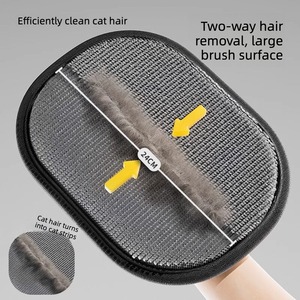 Electrostatic Pet Hair Removal <b>Gloves</b> Customizable <b>Plastic</b> Sticky Fur Brush Cat Dog Hair Cleaner - Product Image 4