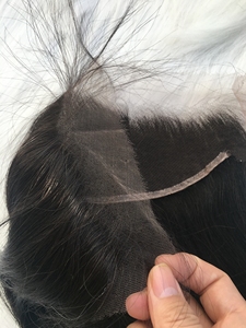 ซูเปอร์บางและมองไม่เห็น Gluless100บริสุทธิ์มนุษย์ผมส่องฟรียุ่งเหยิงนุ่ม13X4 Hd หน้าผาก - Product Image 4