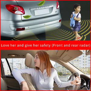 Original Android System Navigation Screen <strong>radar</strong> with 8 Front and Rear Parking Sensors and Speed Control Universal Model - Product Image 4