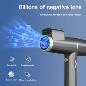 فرشاة هواء ساخن احترافية بخطوة واحدة تعمل بالأشعة تحت الحمراء تعمل بضربة ذكية تعزز درجة حرارة الشعر - Product Image 3