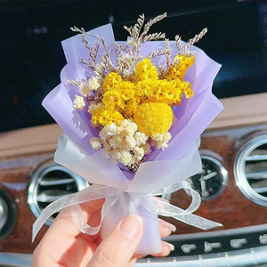 Mini-bouquets <span class=keywords><strong>de</strong></span> fleurs séchées faits à la main pour désodorisant <span class=keywords><strong>de</strong></span> voiture - Décoration <span class=keywords><strong>de</strong></span> mariage et <span class=keywords><strong>de</strong></span> maison - Fleurs préservées écologiques - Product Image 6